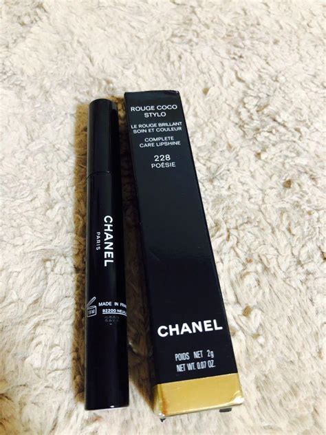 chanel rouge coco stylo 228 poesie|Chanel Rouge discontinued.